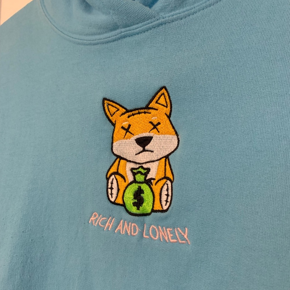 RNL Baby Blue Richie Hoodie